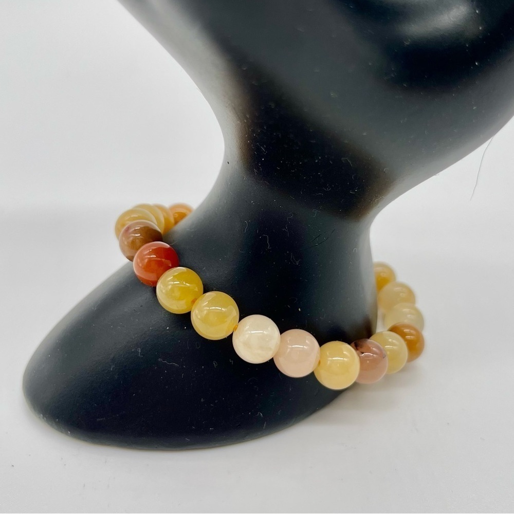 Carnelian Natural Crystal Bracelet (stretch)